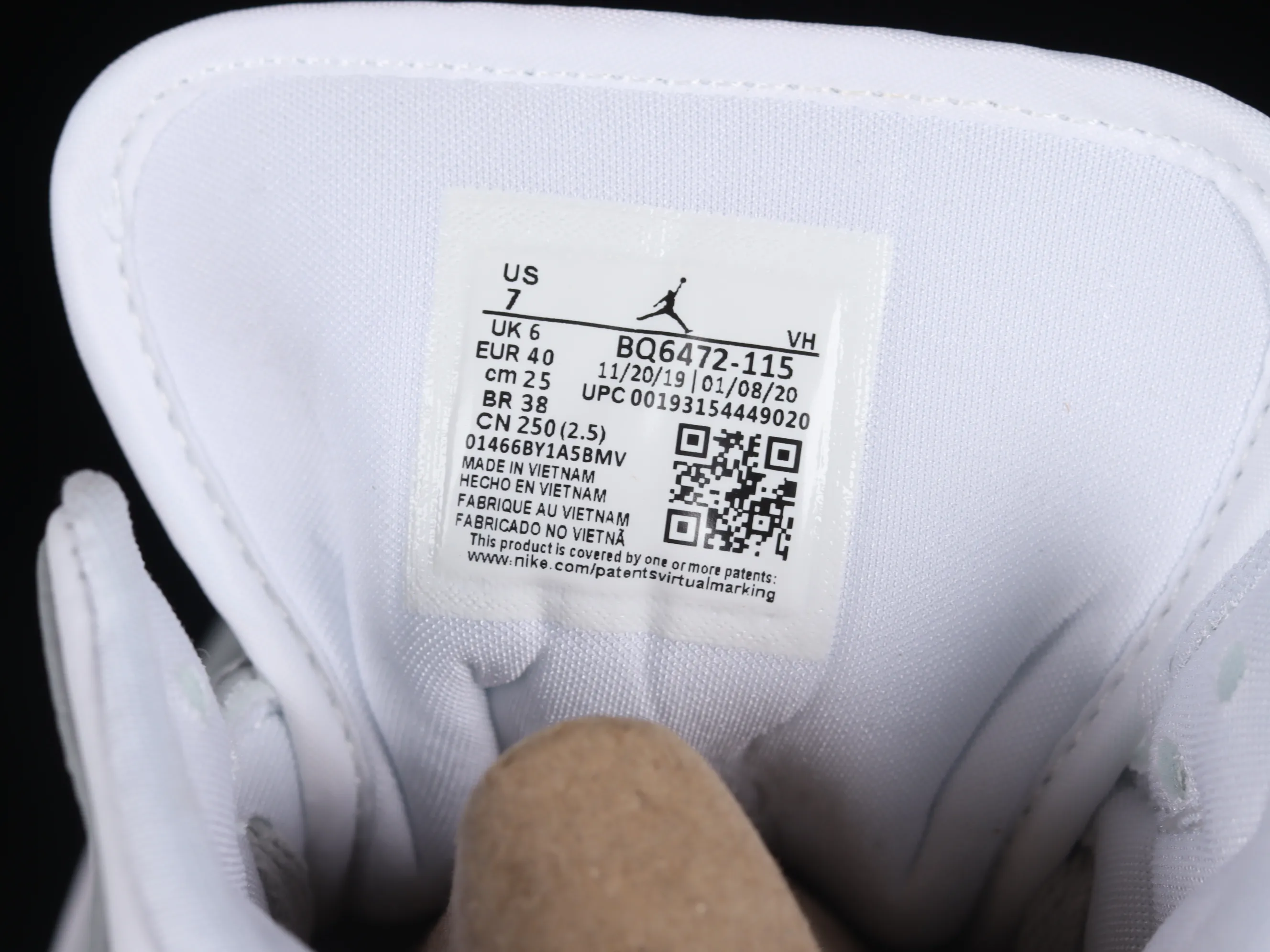 All categories Air Jordan Jordan series basketball shoes Air Jordan 1 Mid Air Jordan 1 Mid "Grey Sail" AJ Joe 1 New White Gray China Basketball Shoes BQ6472-115